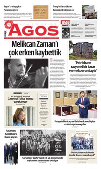 Agos Gazetesi Manşeti