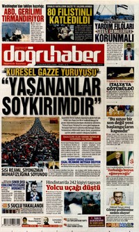 Doğru Haber Gazetesi Manşeti