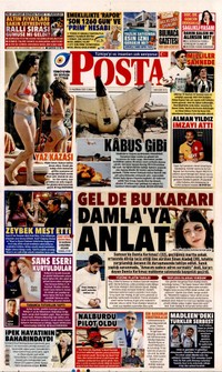 Posta Gazetesi Manşeti