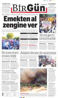 BirGün Gazetesi Manşeti