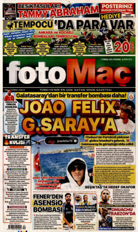 Fotomaç Gazetesi Manşeti