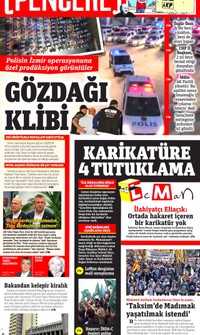 Gazete Pencere (Online Gazete) Gazetesi Manşeti