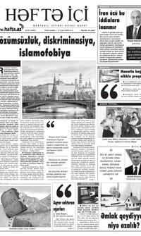 Hafta İçi Gazetesi Manşeti
