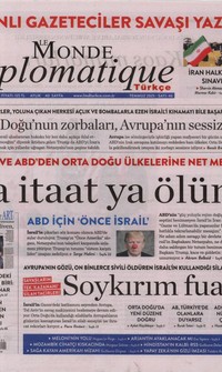 Le Monde Diplomatique Türkiye Gazetesi Manşeti