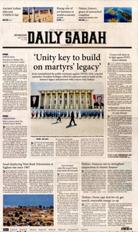 Daily Sabah Gazetesi Manşeti