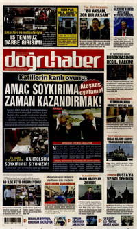 Doğru Haber Gazetesi Manşeti