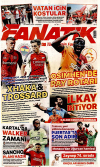 Fanatik Gazetesi Manşeti