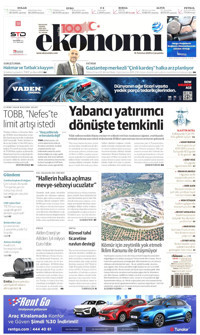 NB Ekonomi Gazetesi Manşeti