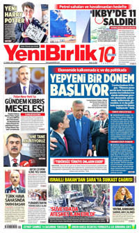 YeniBirlik Gazetesi Manşeti