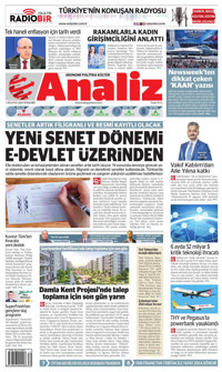 Analiz Gazetesi Manşeti