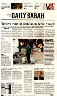 Daily Sabah Gazetesi Manşeti