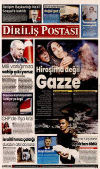Diriliş Postası Gazetesi Manşeti