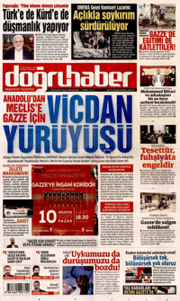 Doğru Haber Gazetesi Manşeti