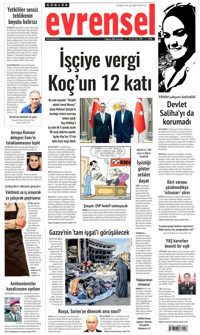 Evrensel Gazetesi Manşeti