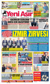Yeni Asır Gazetesi Manşeti