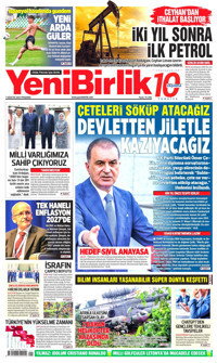 YeniBirlik Gazetesi Manşeti