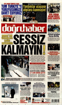 Doğru Haber Gazetesi Manşeti