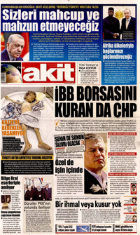 Yeni Akit Gazetesi Manşeti