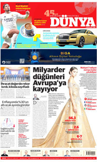 Dünya Gazetesi Manşeti