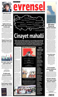 Evrensel Gazetesi Manşeti