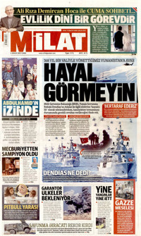 Milat Gazetesi Manşeti