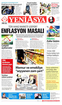Yeni Asya Gazetesi Manşeti