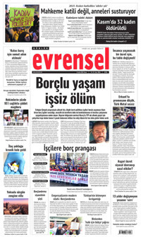 Evrensel Gazetesi Manşeti