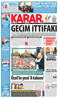 Karar Gazetesi Manşeti