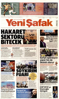 Yeni Şafak Gazetesi Manşeti