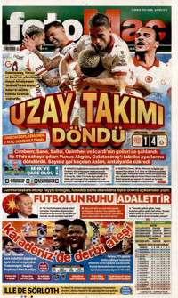 Fotomaç Gazetesi Manşeti