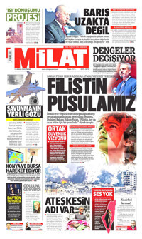 Milat Gazetesi Manşeti
