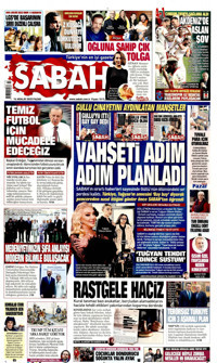 Sabah Gazetesi Manşeti