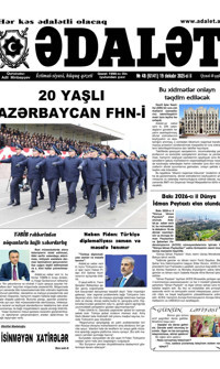 Adalet Gazetesi Manşeti