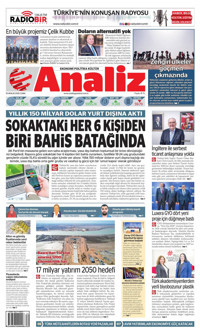 Analiz Gazetesi Manşeti