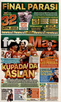 Fotomaç Gazetesi Manşeti