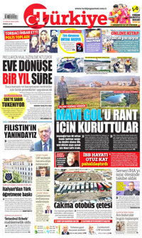 Türkiye Gazetesi Gazetesi Manşeti