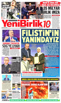 YeniBirlik Gazetesi Manşeti