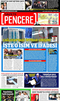Gazete Pencere (Online Gazete) Gazetesi Manşeti