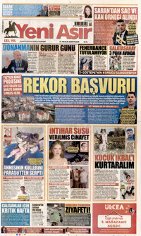 Yeni Asır Gazetesi Manşeti