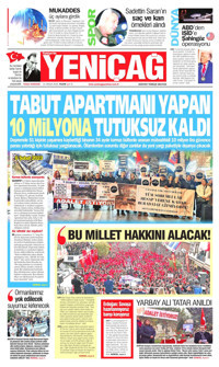 Yeniçağ Gazetesi Manşeti