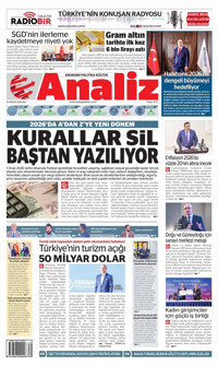 Analiz Gazetesi Manşeti