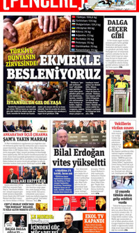 Gazete Pencere (Online Gazete) Gazetesi Manşeti