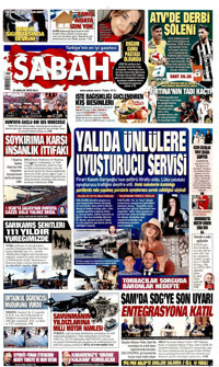 Sabah Gazetesi Manşeti