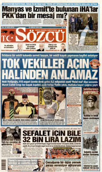 Sözcü Gazetesi Manşeti