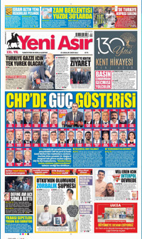 Yeni Asır Gazetesi Manşeti