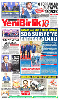 YeniBirlik Gazetesi Manşeti
