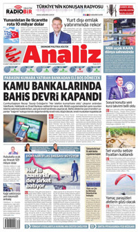 Analiz Gazetesi Manşeti