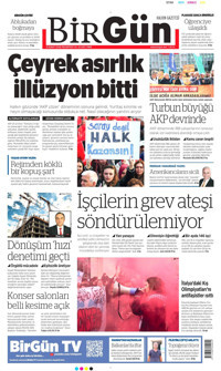 BirGün Gazetesi Manşeti
