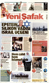 Yeni Şafak Gazetesi Manşeti