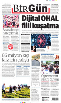 BirGün Gazetesi Manşeti